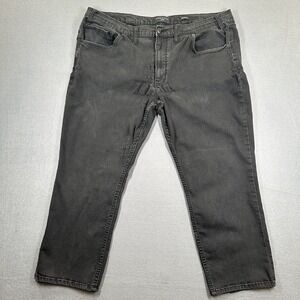 Shaquille O'Neal Jeans Mens 48x30 Gray Stretch Denim Mid Rise Athletic Fit